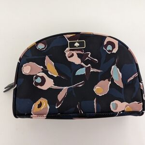 NWOT! Kate Spade New York Dawn Paper Rose Medium Dome Cosmetic Case